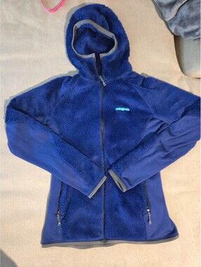 Patagonia R3 Fleece Hoodie Regulator Women’s M Full Zip Hoodie Jacket Indigo